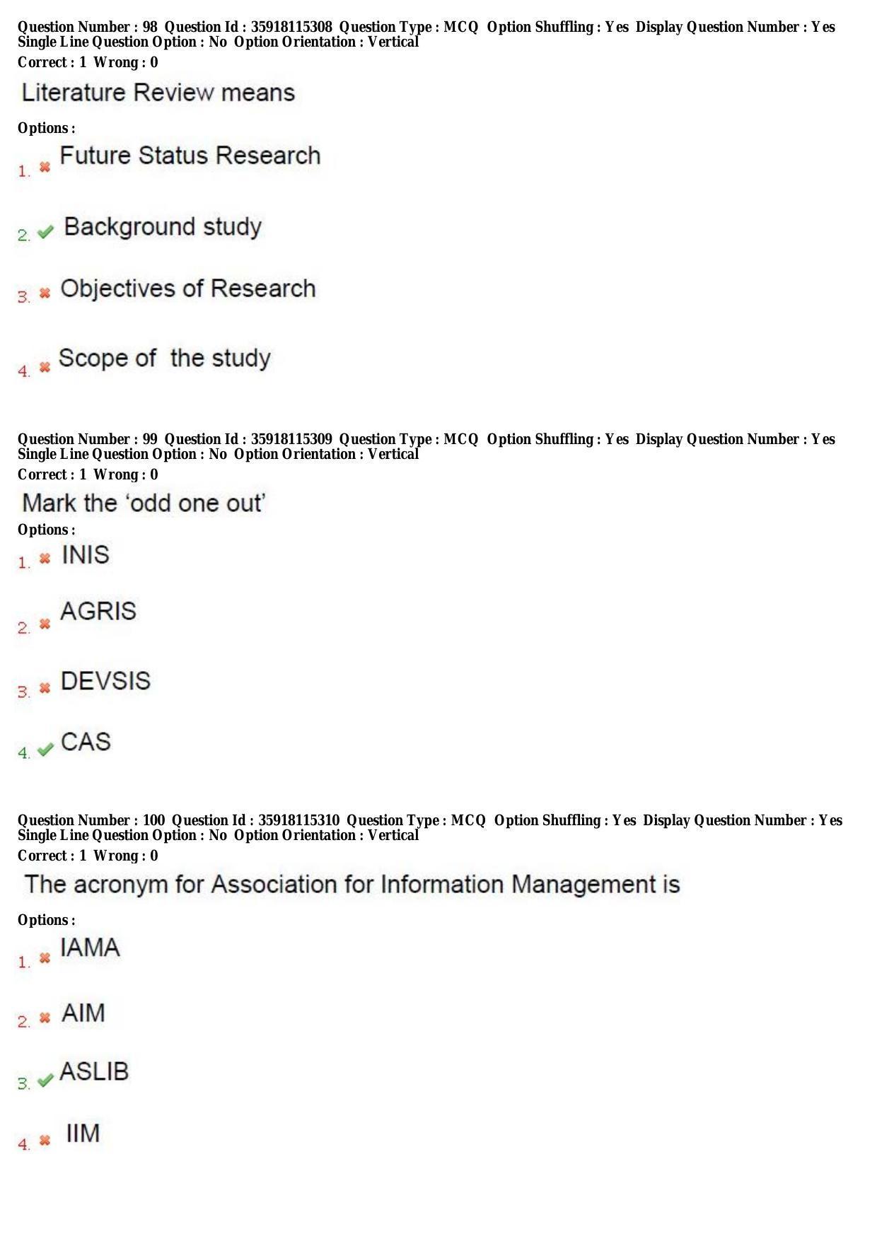 TS CPGET 2018 Master of Library and Information Science (M.Lib.I.Sc) 1 year course (Shift3) Question Paper with Answer Key - Page 35