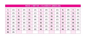 SOF NCO 2023 Class 9 SET B Answer Key