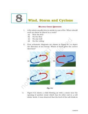NCERT Exemplar Book for Class 7 Science: Chapter 8-Winds, Storms, and Cyclones