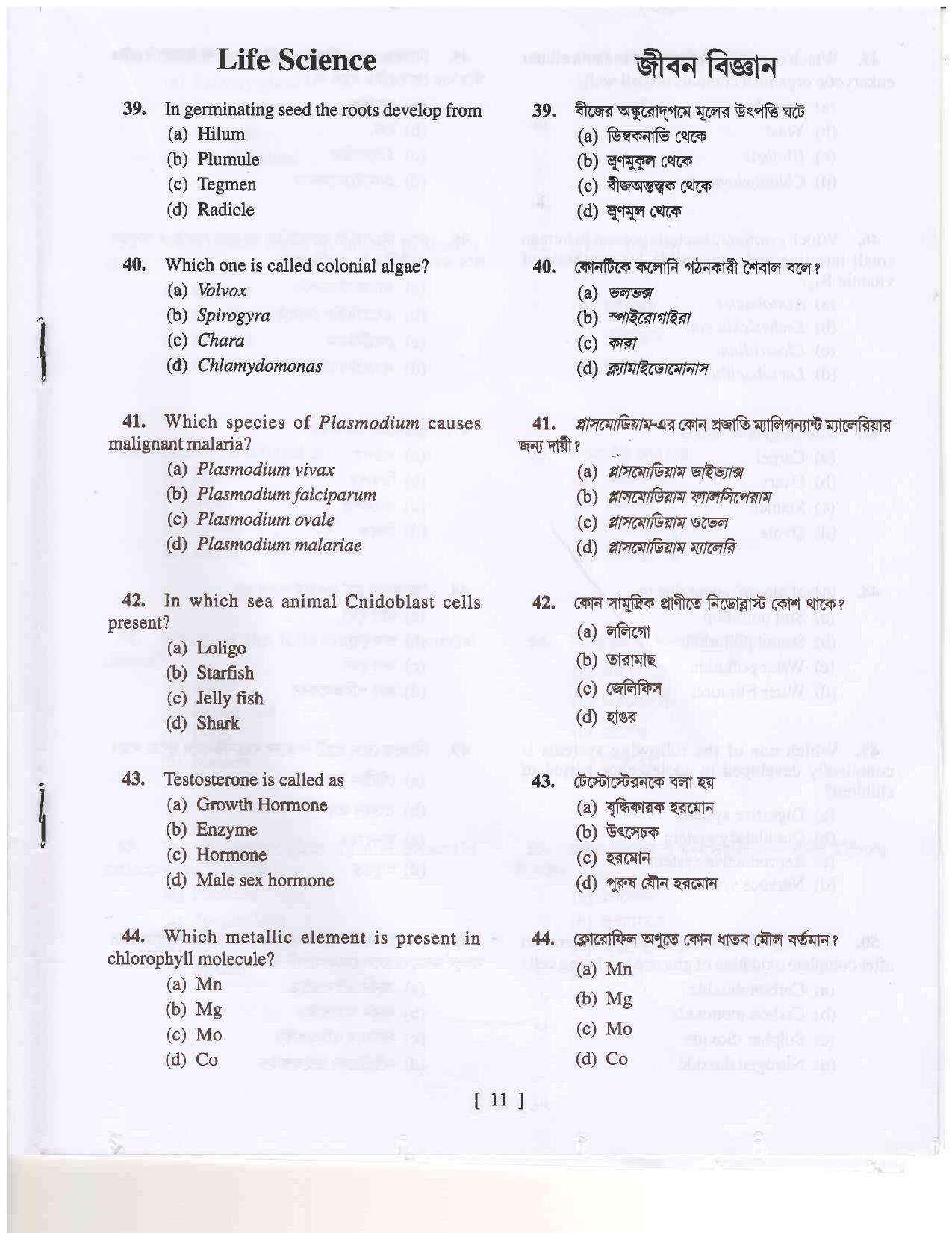 MAT - SAT 2017 Class 8 West Bengal NMMS Question Papers - Page 23
