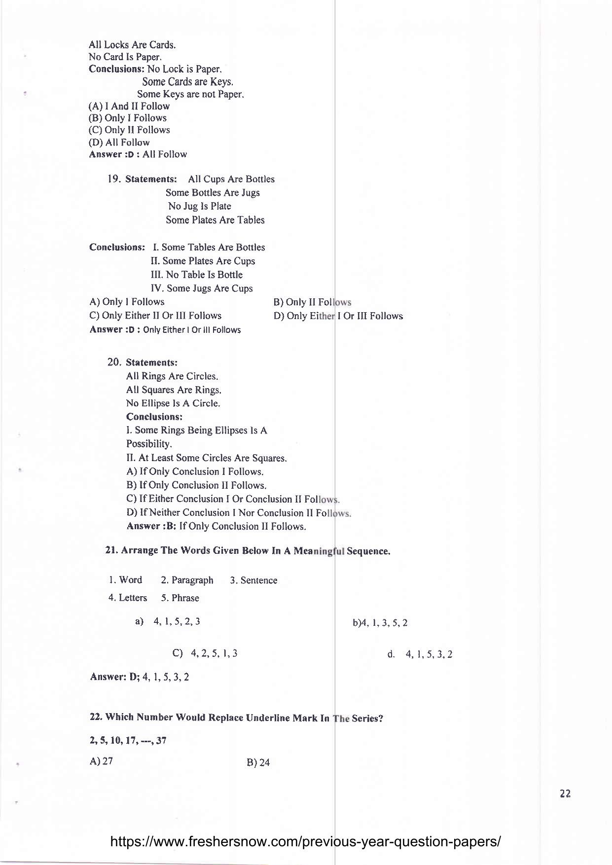 MH CET Law 2022 Sample Paper for 3 Year LLB (2016) - Page 12