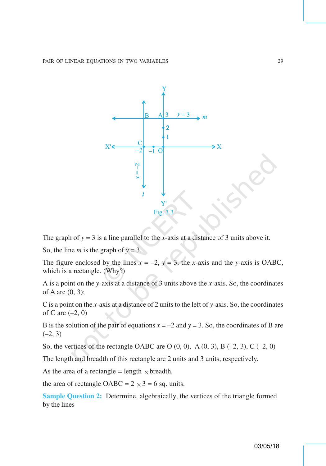 NCERT Exemplar Book for Class 10 Maths: Chapter 3 Pair of Linear Equations in Two Variables - Page 14