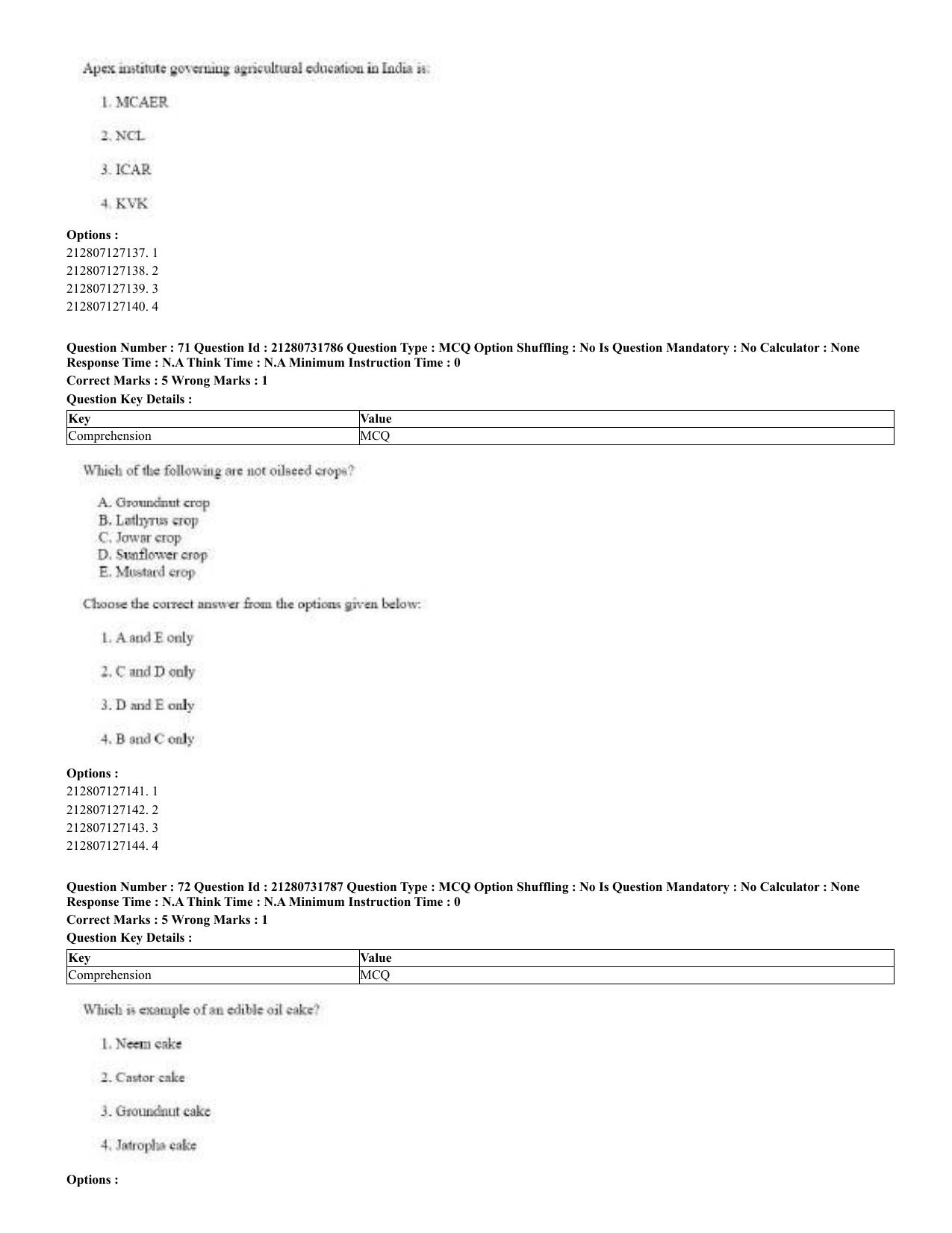 CUET 2023 English Arabic Shift 3 Question Papers - Page 39