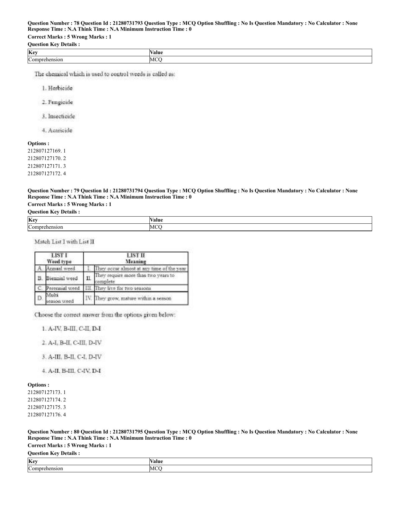 CUET 2023 English Arabic Shift 3 Question Papers - Page 42