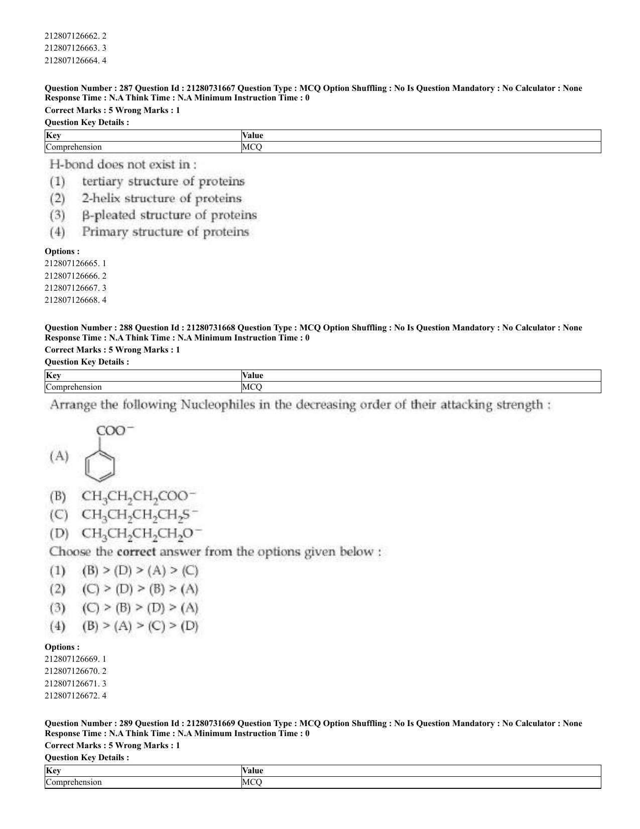 CUET 2023 English Arabic Shift 3 Question Papers - Page 139