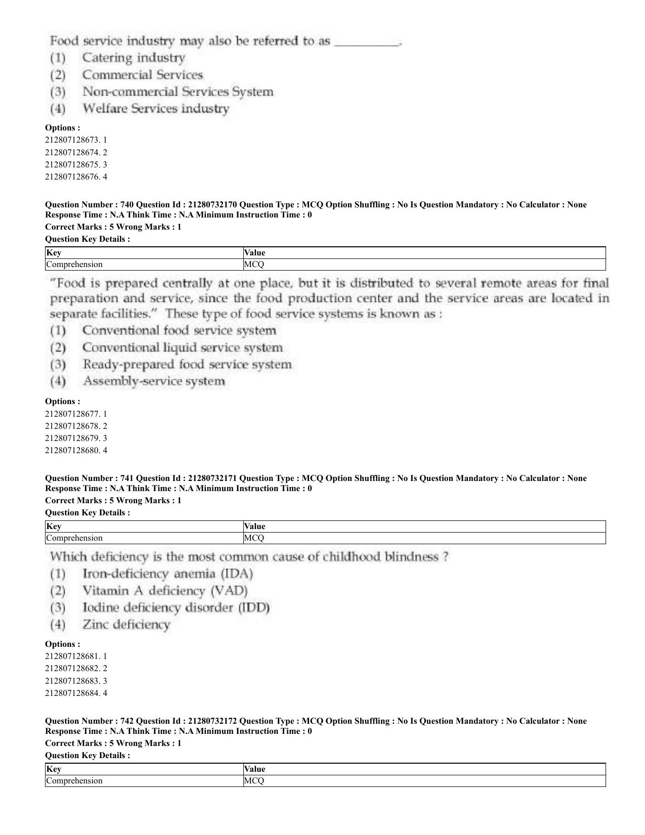 CUET 2023 English Arabic Shift 3 Question Papers - Page 364