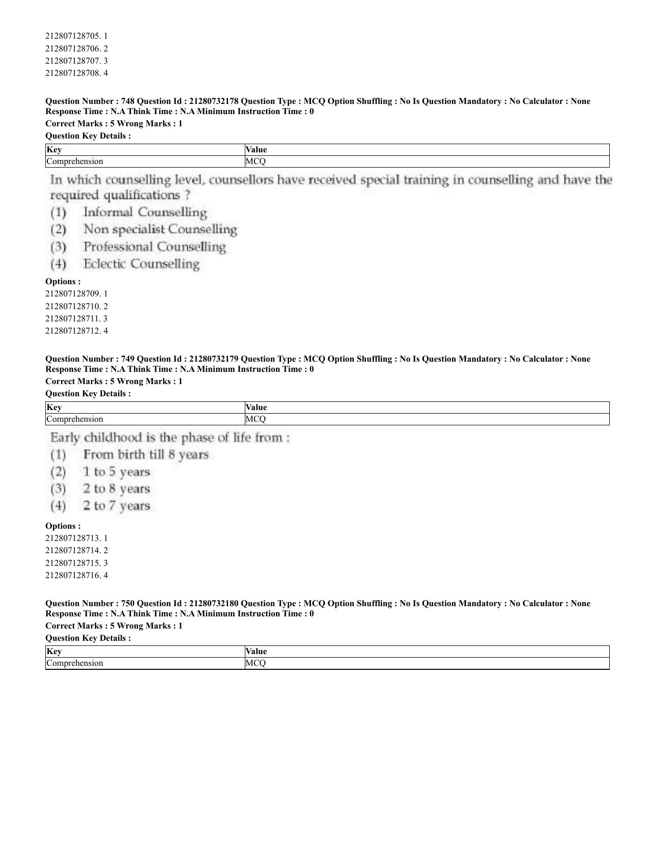 CUET 2023 English Arabic Shift 3 Question Papers - Page 367
