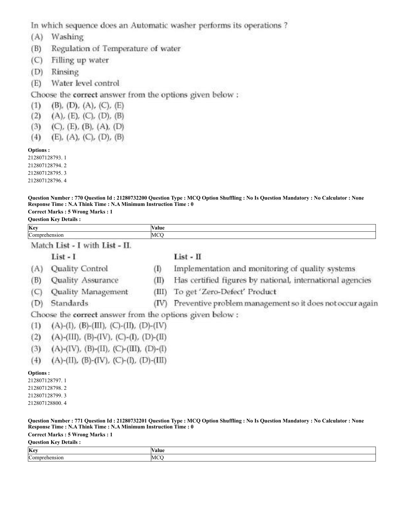 CUET 2023 English Arabic Shift 3 Question Papers - Page 377