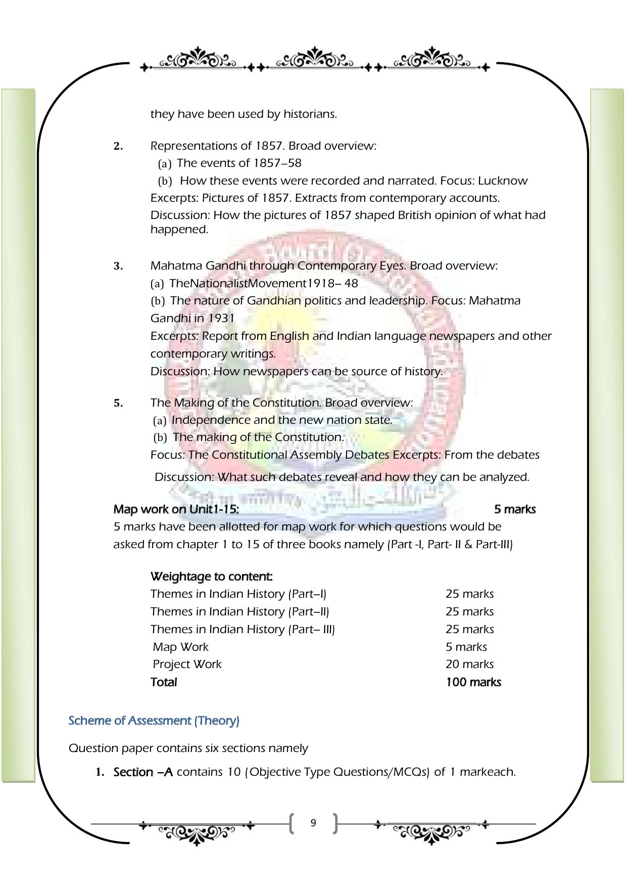 JKBOSE Class 12 Syllabus for JK & Ladakh (2024-25) - Page 17