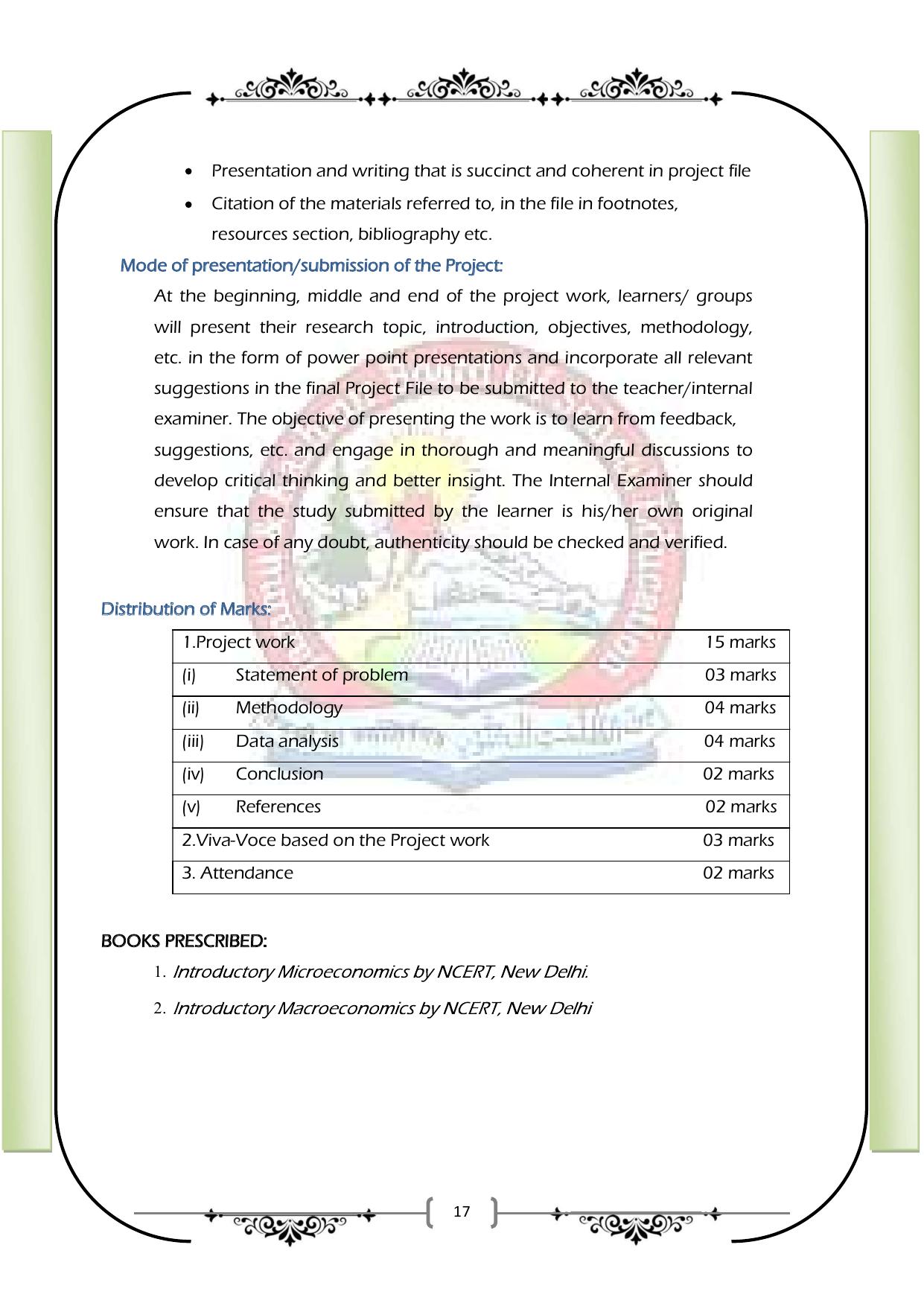 JKBOSE Class 12 Syllabus for JK & Ladakh (2024-25) - Page 25