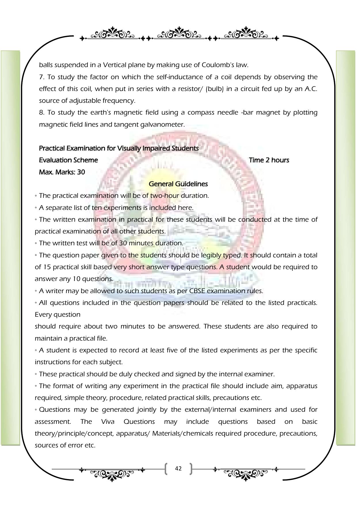 JKBOSE Class 12 Syllabus for JK & Ladakh (2024-25) - Page 50