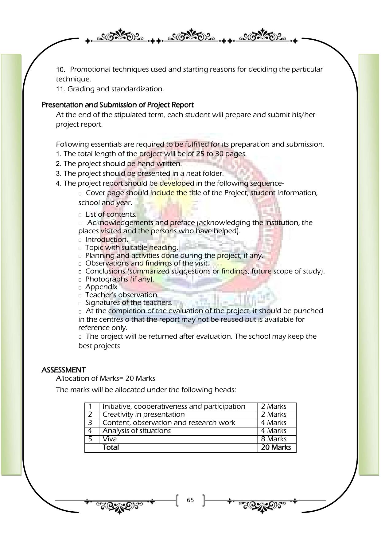JKBOSE Class 12 Syllabus for JK & Ladakh (2024-25) - Page 73