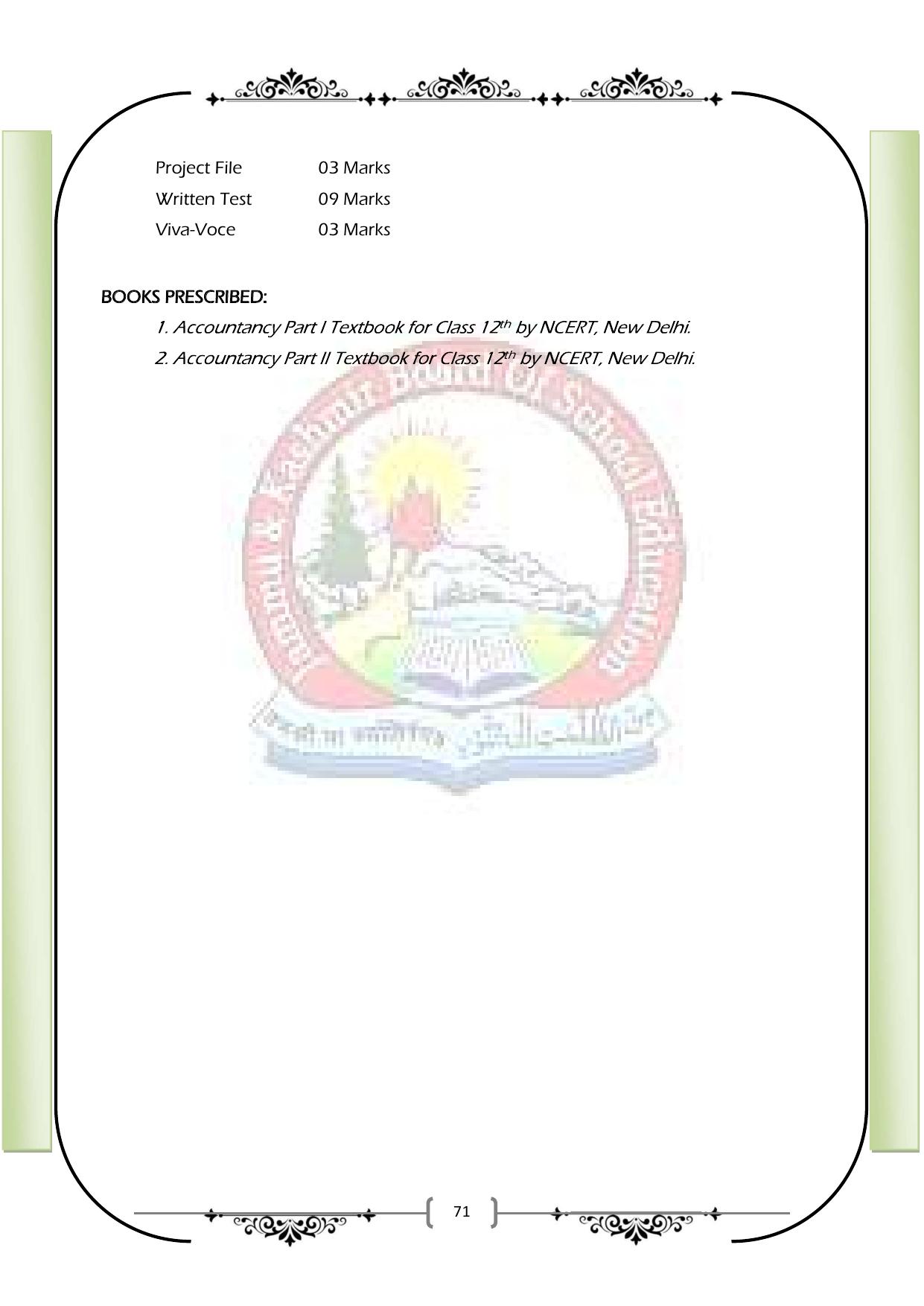 JKBOSE Class 12 Syllabus for JK & Ladakh (2024-25) - Page 79