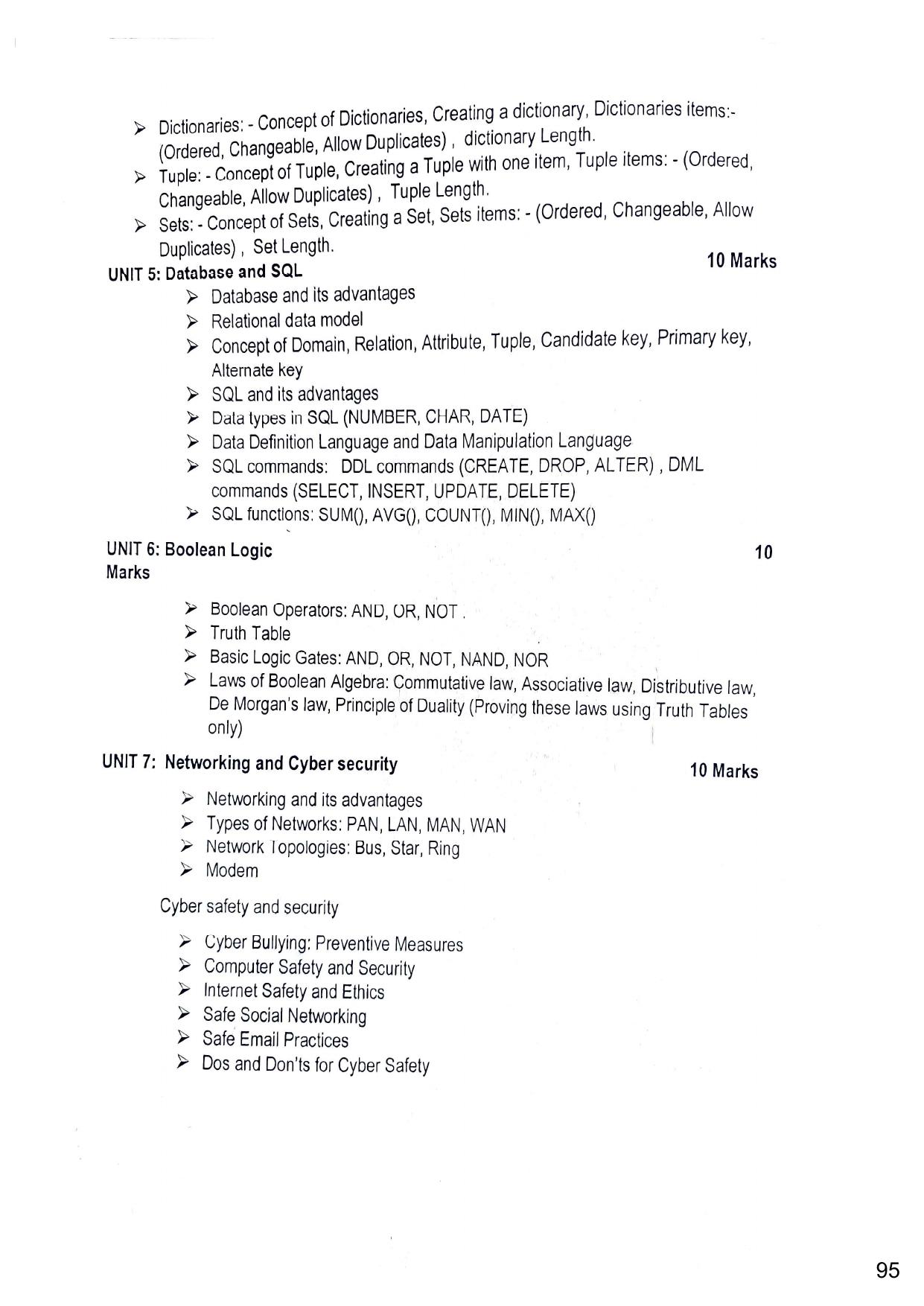 JKBOSE Class 12 Syllabus for JK & Ladakh (2024-25) - Page 103