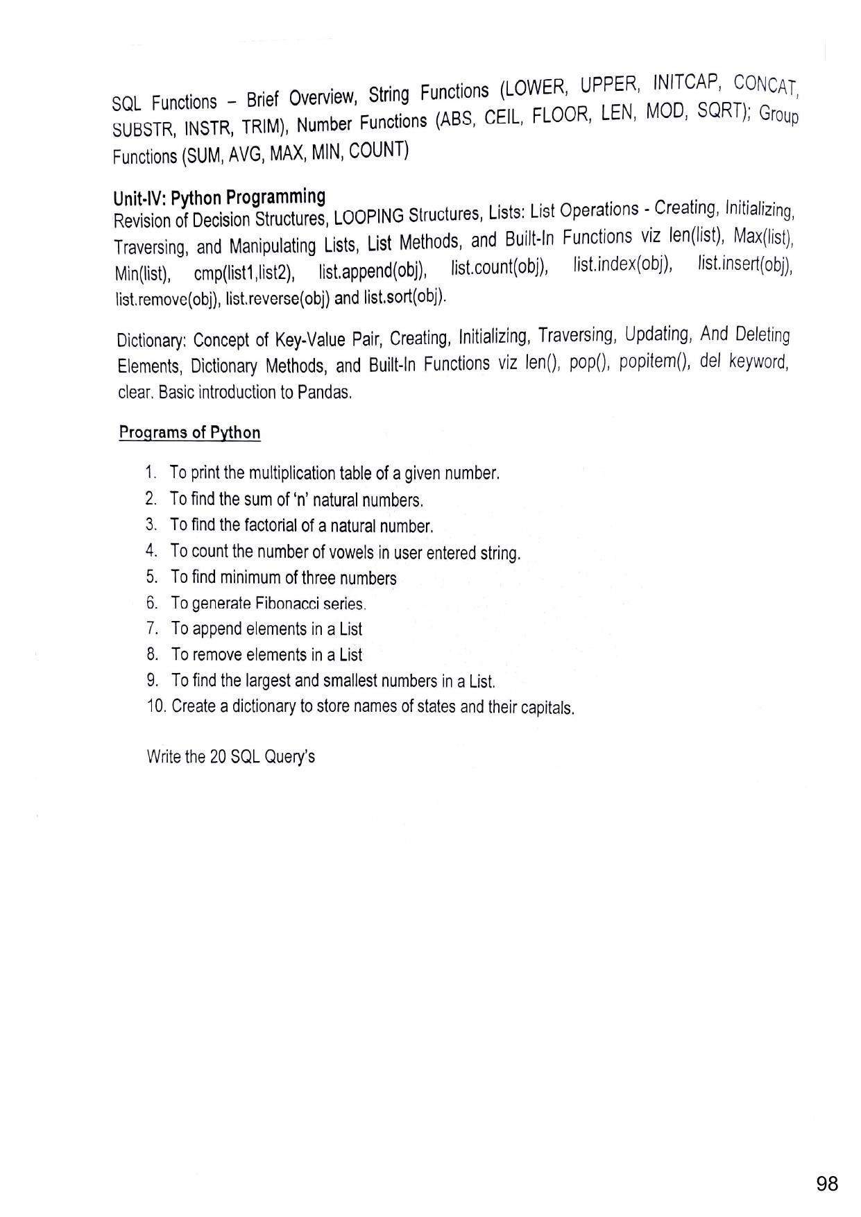 JKBOSE Class 12 Syllabus for JK & Ladakh (2024-25) - Page 106