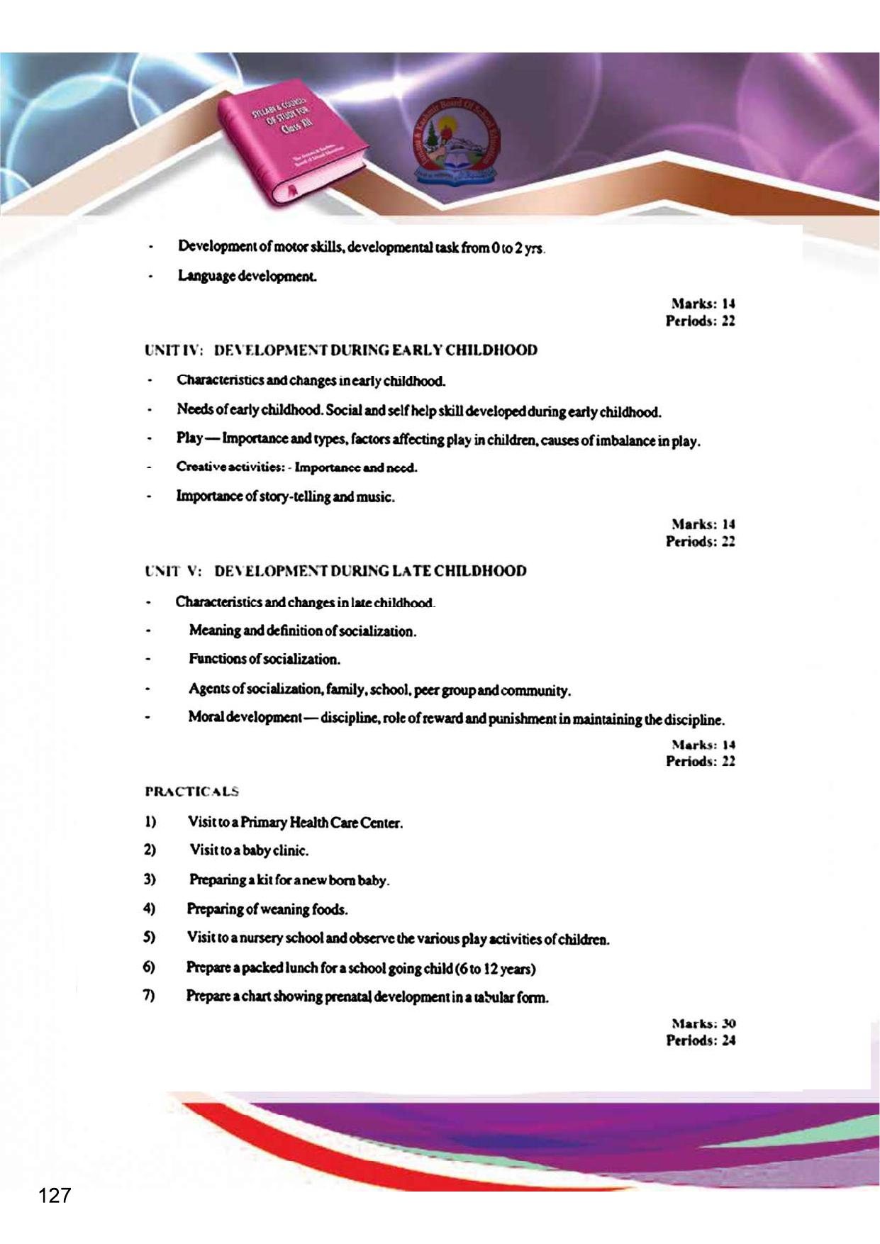 JKBOSE Class 12 Syllabus for JK & Ladakh (2024-25) - Page 135