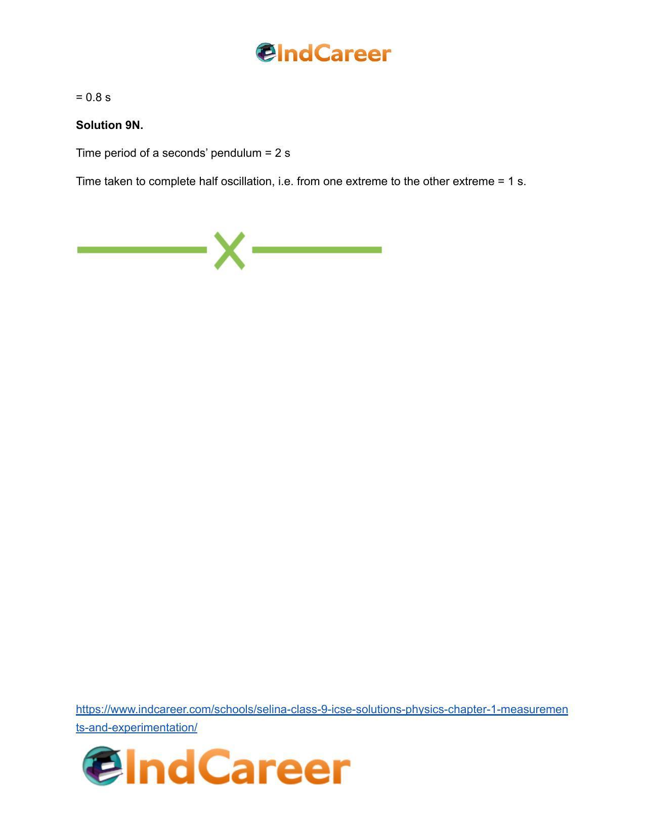 Selina Class 9 ICSE Solutions Physics : Chapter 1- Measurements and Experimentation - Page 37