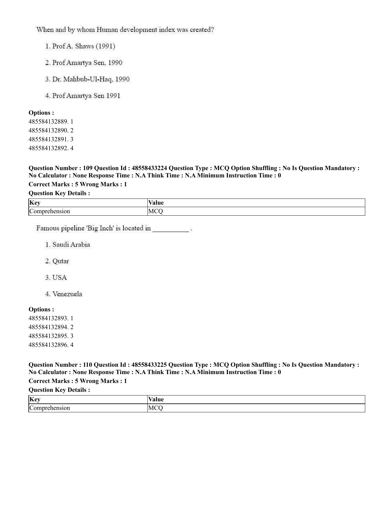 CUET 2023 English Marathi Shift 1 Question Papers - 18 June 2023 - Page 102