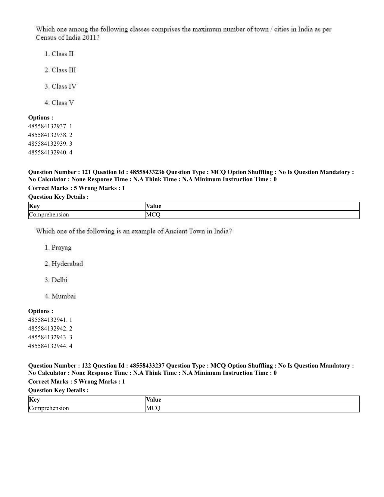 CUET 2023 English Marathi Shift 1 Question Papers - 18 June 2023 - Page 108