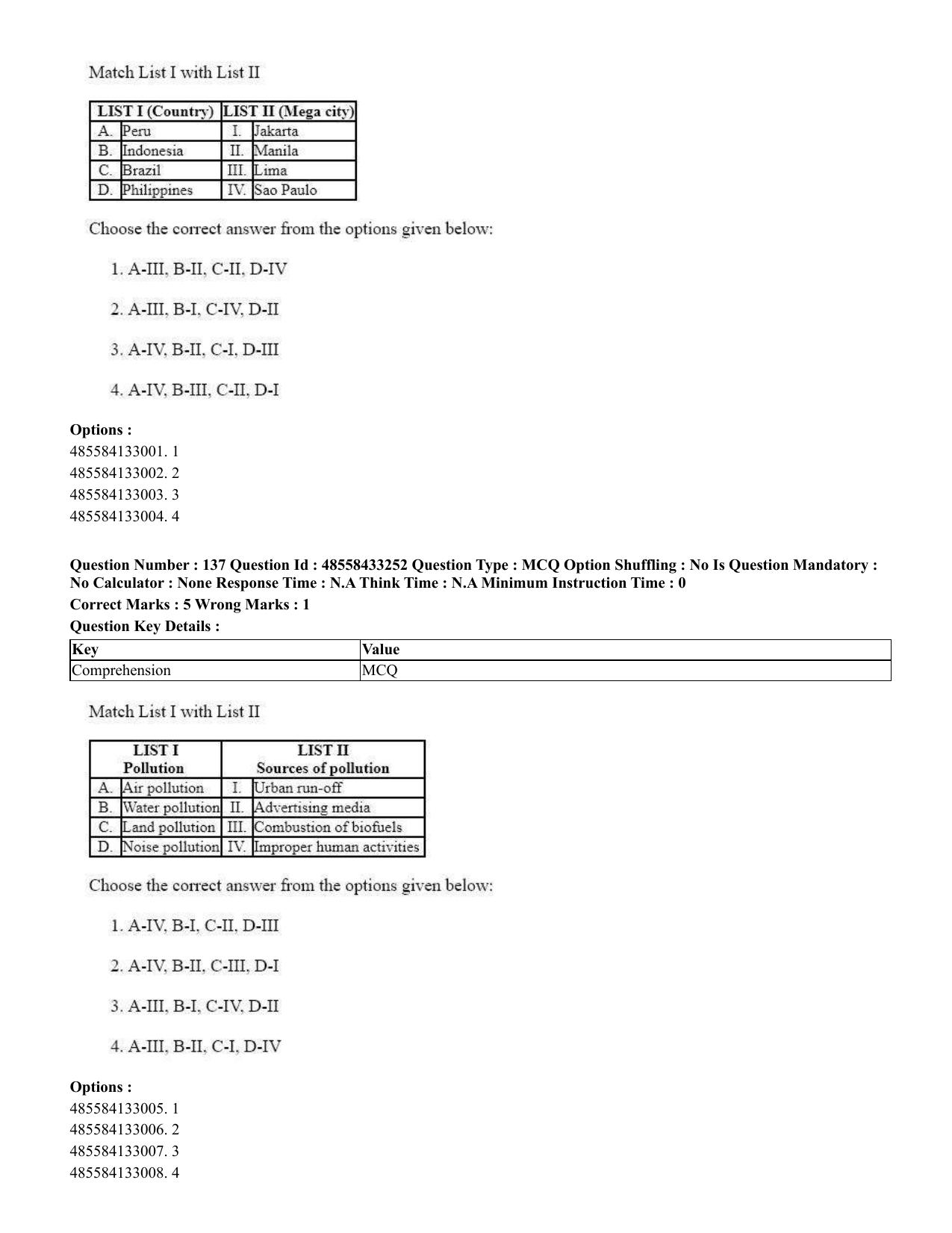CUET 2023 English Marathi Shift 1 Question Papers - 18 June 2023 - Page 117