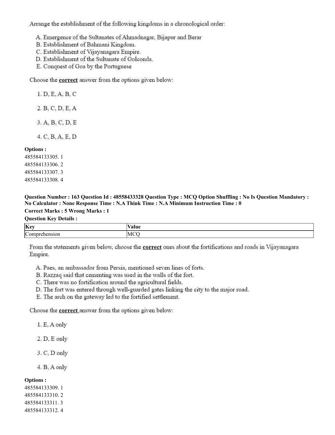CUET 2023 English Marathi Shift 1 Question Papers - 18 June 2023 - Page 136
