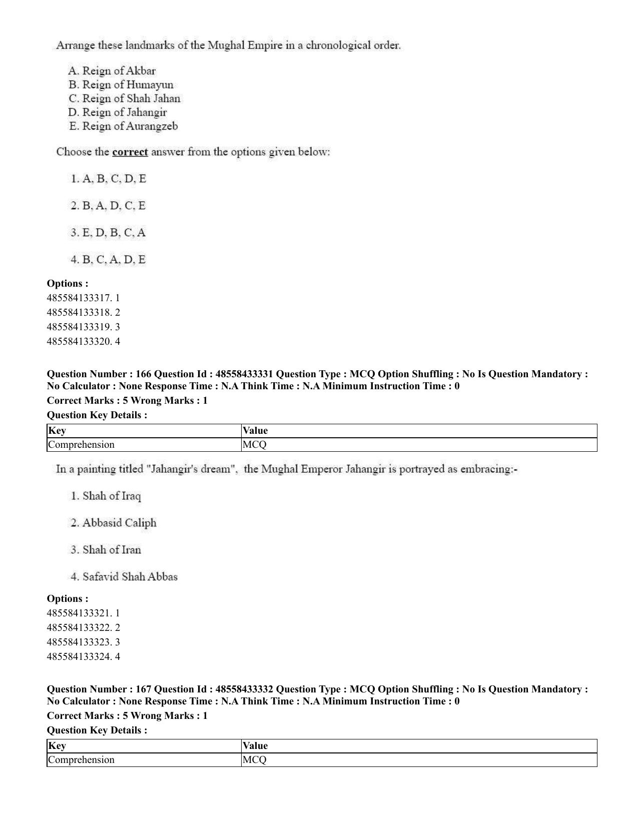 CUET 2023 English Marathi Shift 1 Question Papers - 18 June 2023 - Page 138