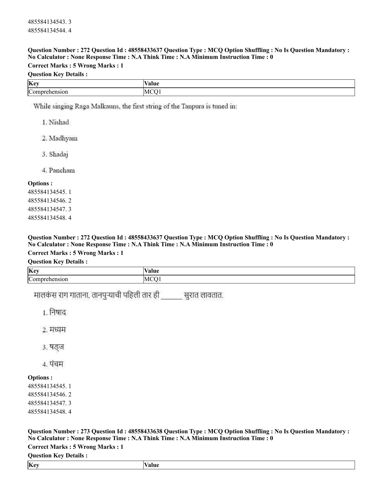 CUET 2023 English Marathi Shift 1 Question Papers - 18 June 2023 - Page 246