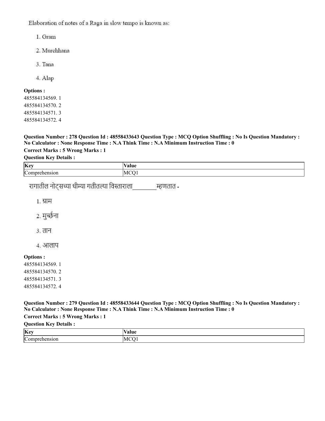 CUET 2023 English Marathi Shift 1 Question Papers - 18 June 2023 - Page 252