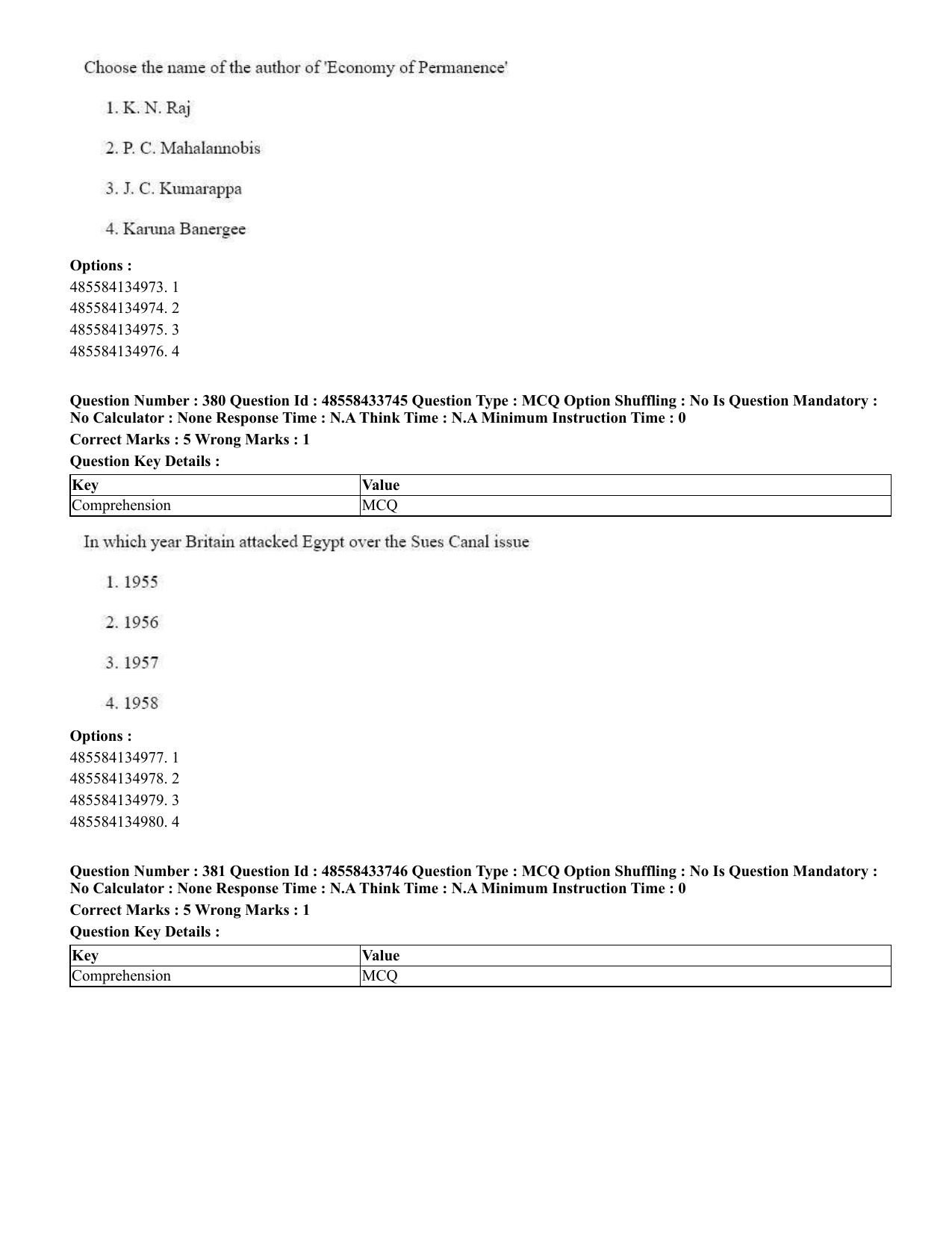 CUET 2023 English Marathi Shift 1 Question Papers - 18 June 2023 - Page 360