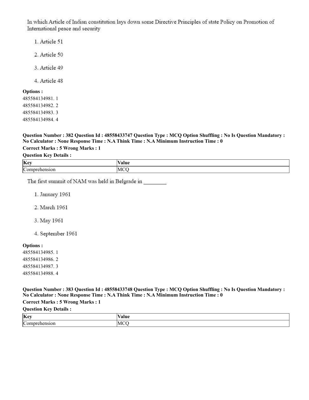 CUET 2023 English Marathi Shift 1 Question Papers - 18 June 2023 - Page 361
