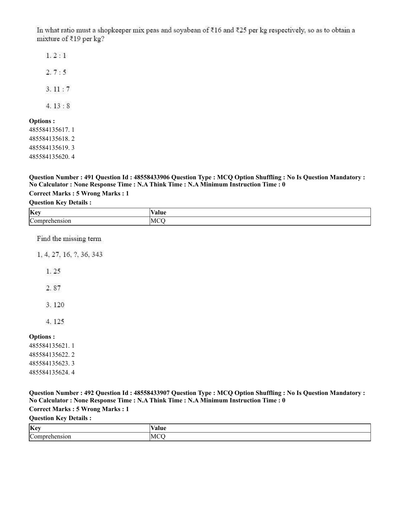 CUET 2023 English Marathi Shift 1 Question Papers - 18 June 2023 - Page 423