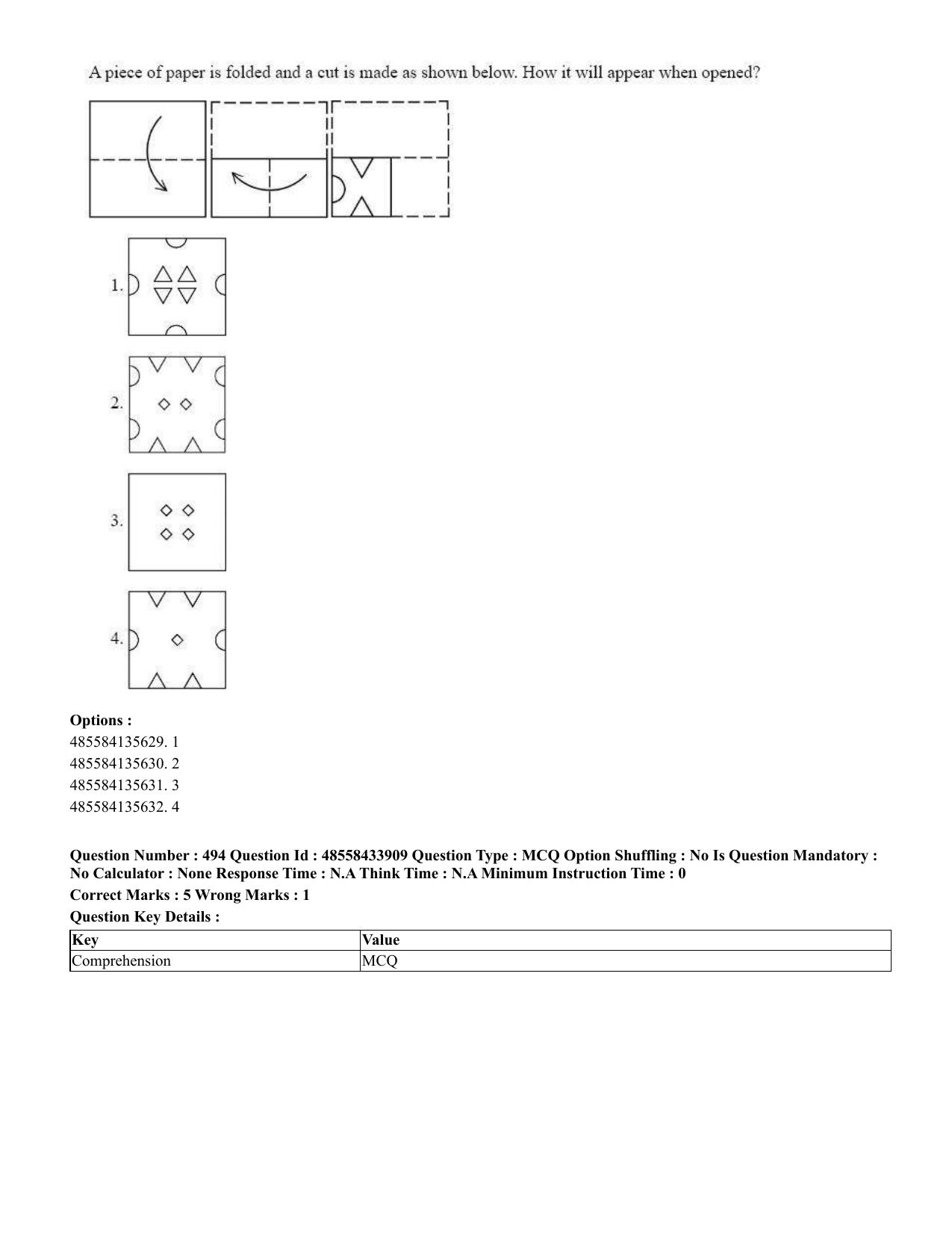 CUET 2023 English Marathi Shift 1 Question Papers - 18 June 2023 - Page 425