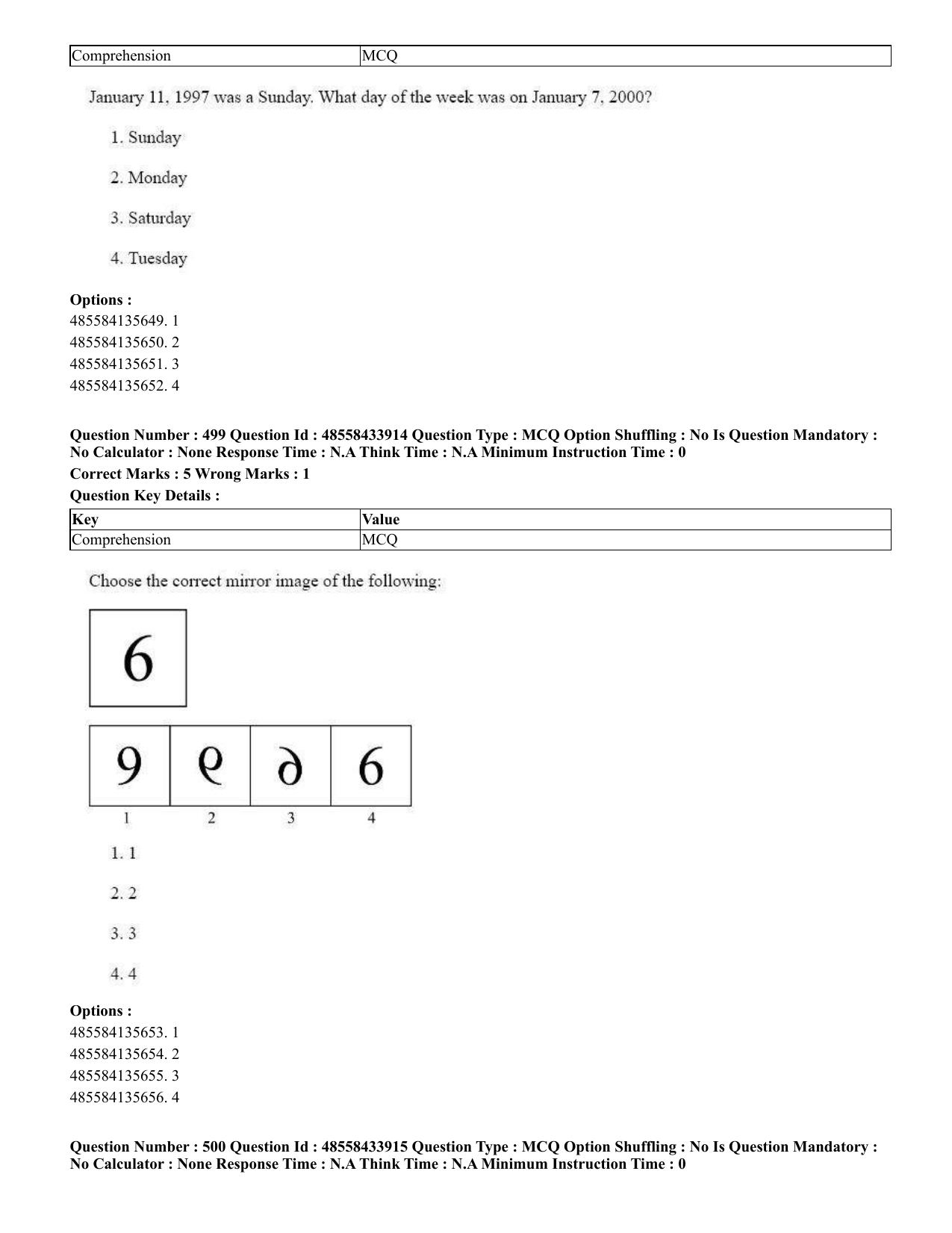 CUET 2023 English Marathi Shift 1 Question Papers - 18 June 2023 - Page 428