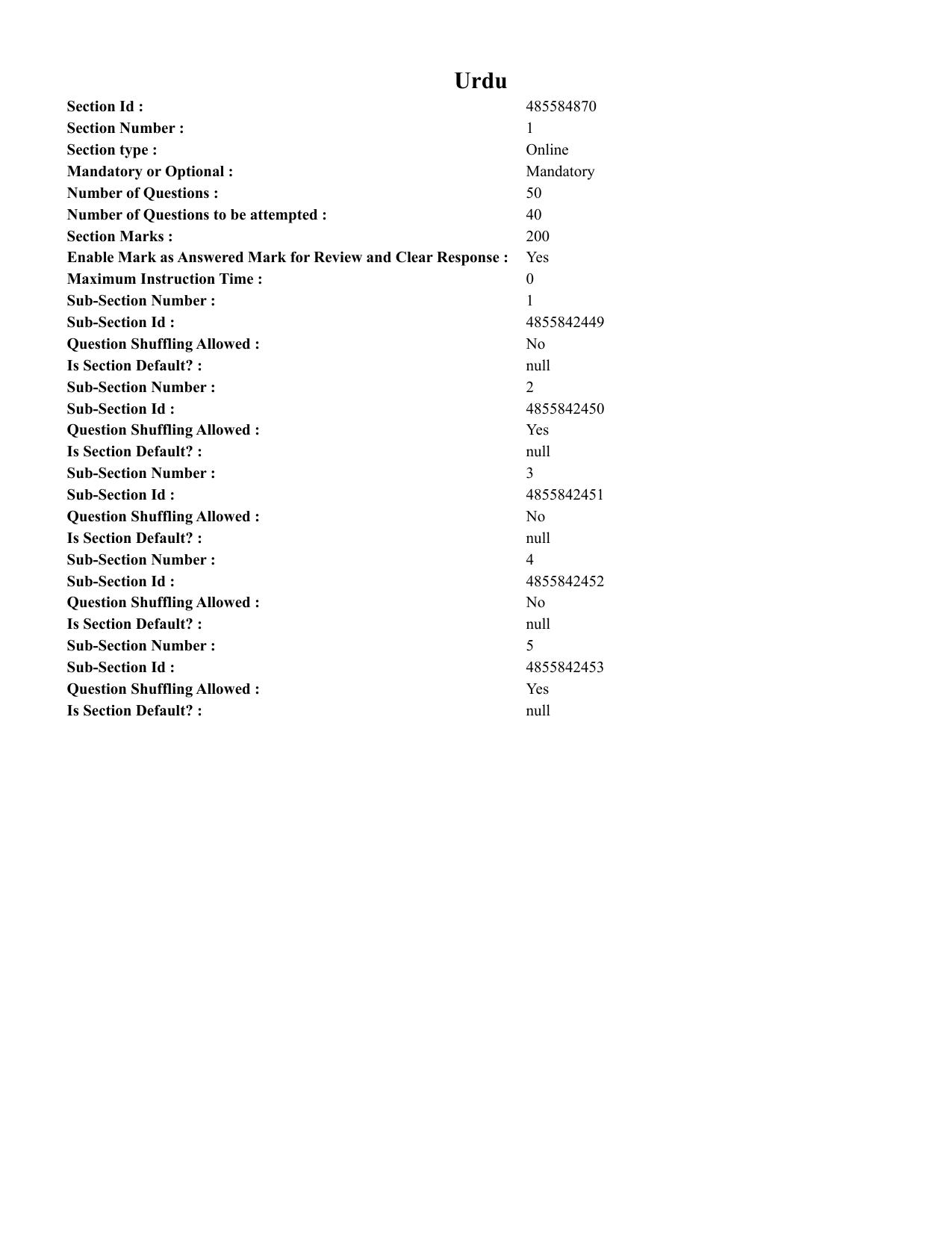 CUET 2023 English Marathi Shift 1 Question Papers - 18 June 2023 - Page 446