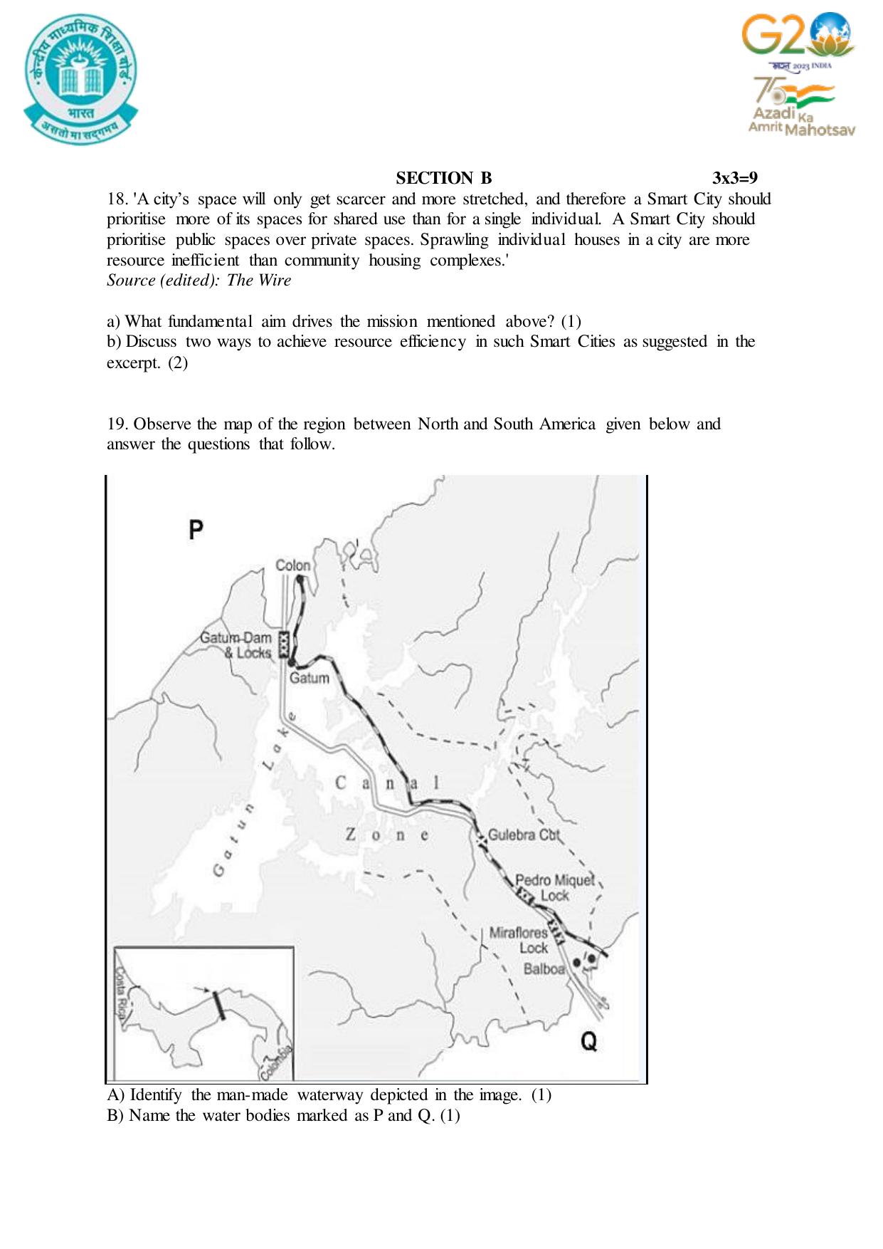 CBSE Class 12 Geography SET 1 Practice Questions 2023-24  - Page 8