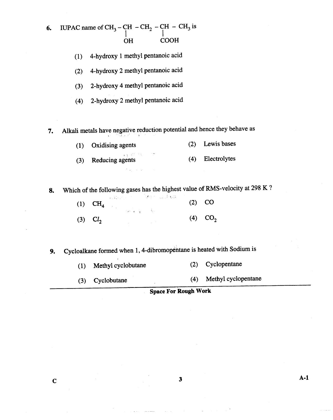 KCET Chemistry 2013 Question Papers - Page 3