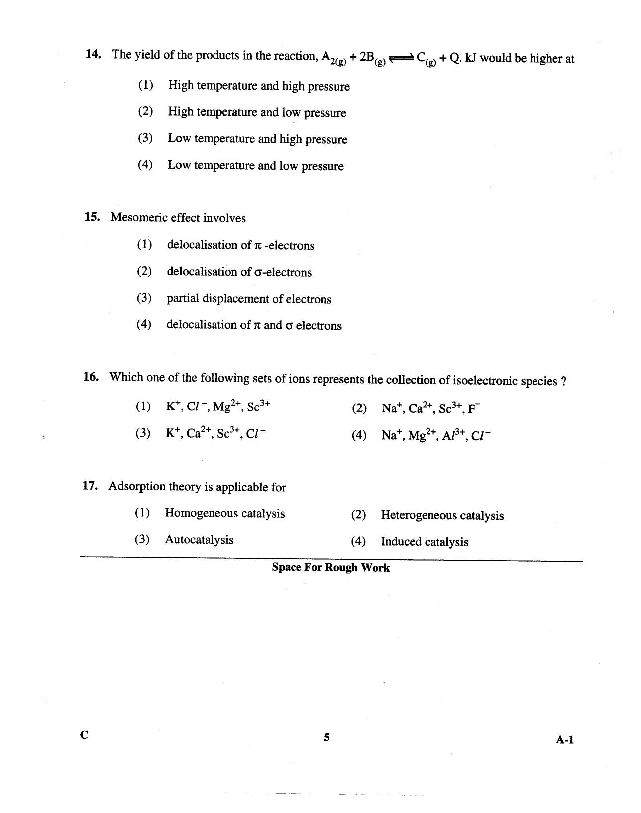 KCET Chemistry 2013 Question Papers - Page 5