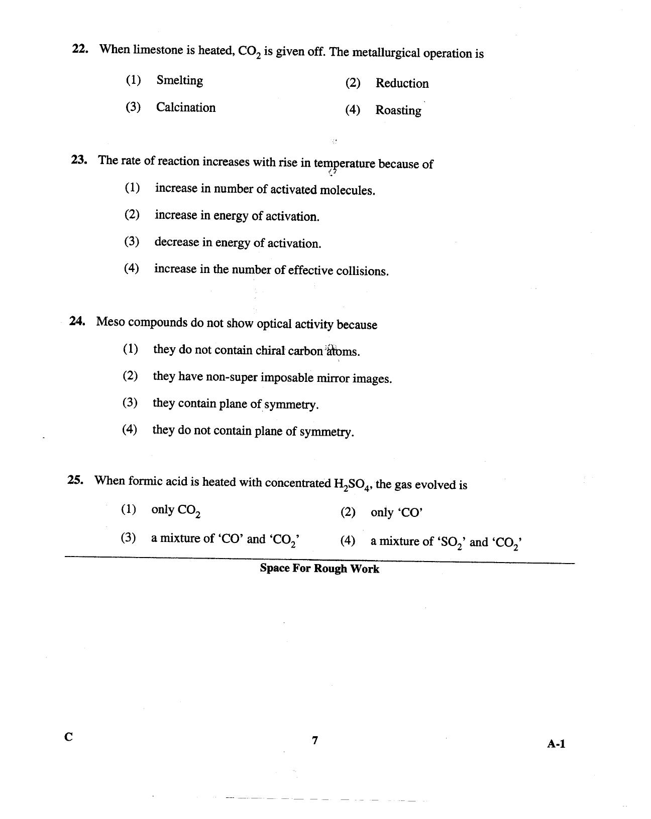 KCET Chemistry 2013 Question Papers - Page 7