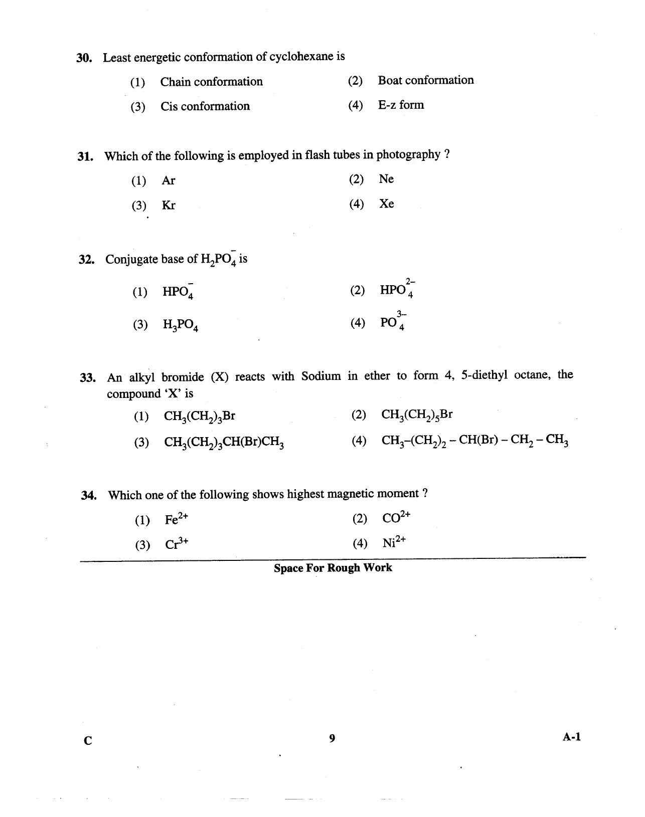 KCET Chemistry 2013 Question Papers - Page 9