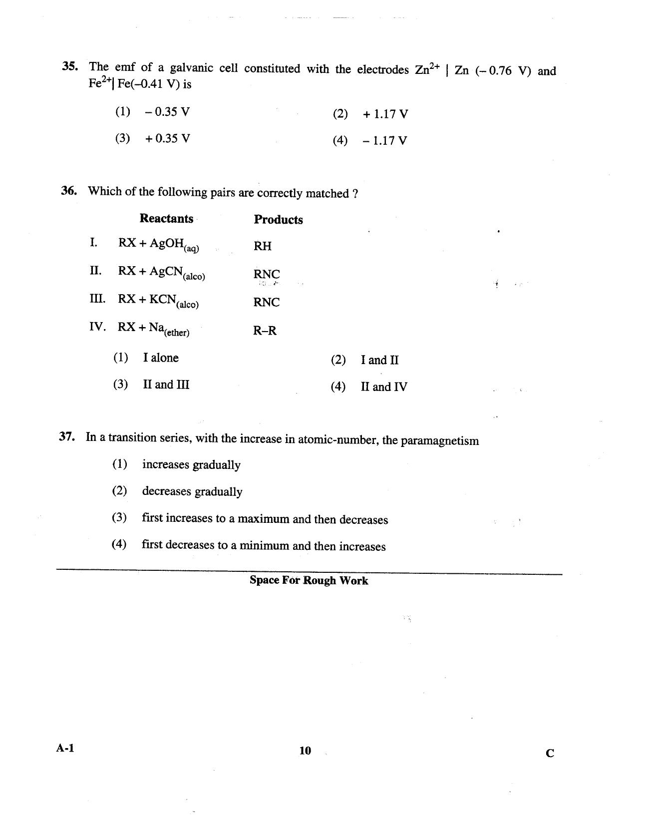 KCET Chemistry 2013 Question Papers - Page 10