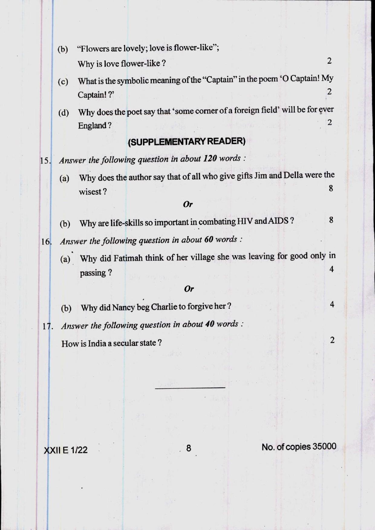 COHSEM 12th Question Papers 2022 English - Page 8
