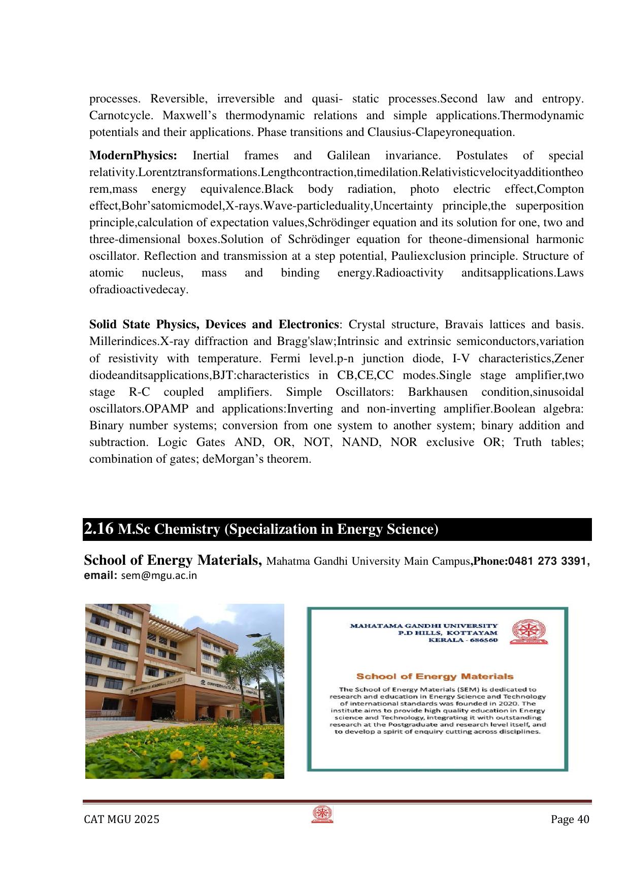 MGU CAT 2025 Syllabus - Page 40