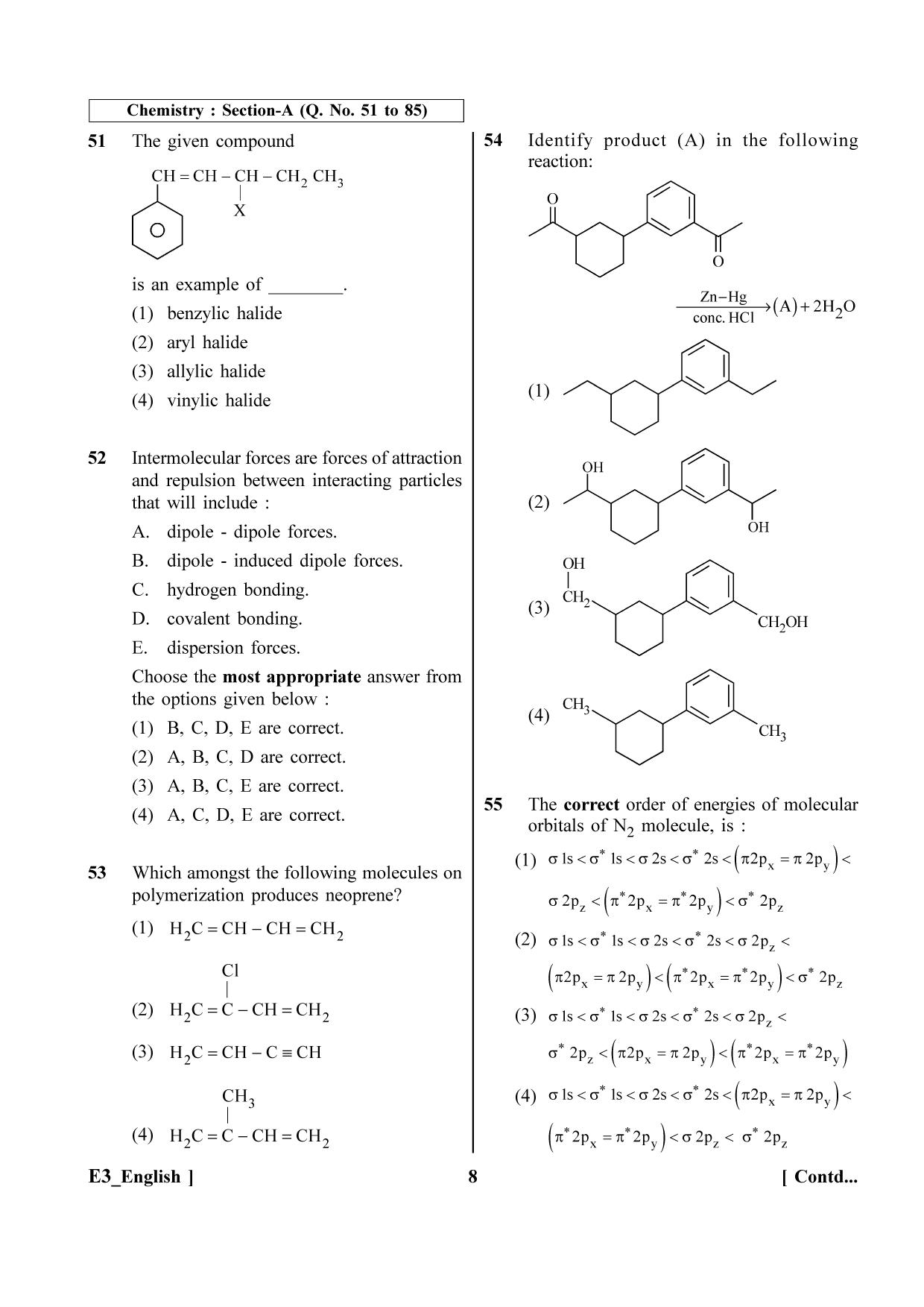 NEET 2023 H5 Official Answer Key - Page 8