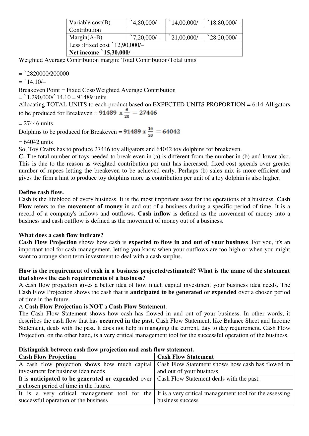 Free Printable CBSE Class 12 Worksheets Entrepreneurship Business Arithmetic - Page 5