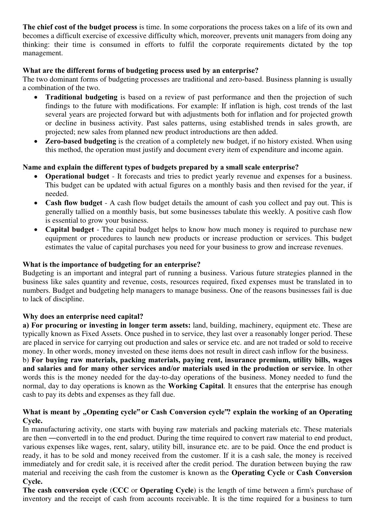 Free Printable CBSE Class 12 Worksheets Entrepreneurship Business Arithmetic - Page 9