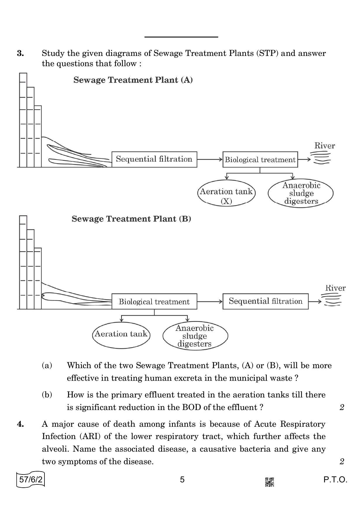 CBSE Class 12 57-6-2 BIOLOGY 2022 Compartment Question Paper - Page 5