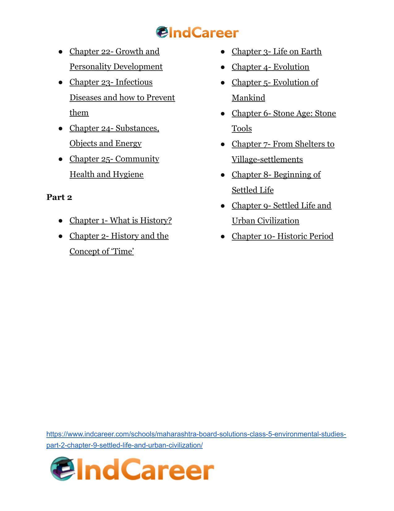 Maharashtra Board Solutions Class 5-Environmental Studies (Part 2): Chapter 9- Settled Life and Urban Civilization - Page 15