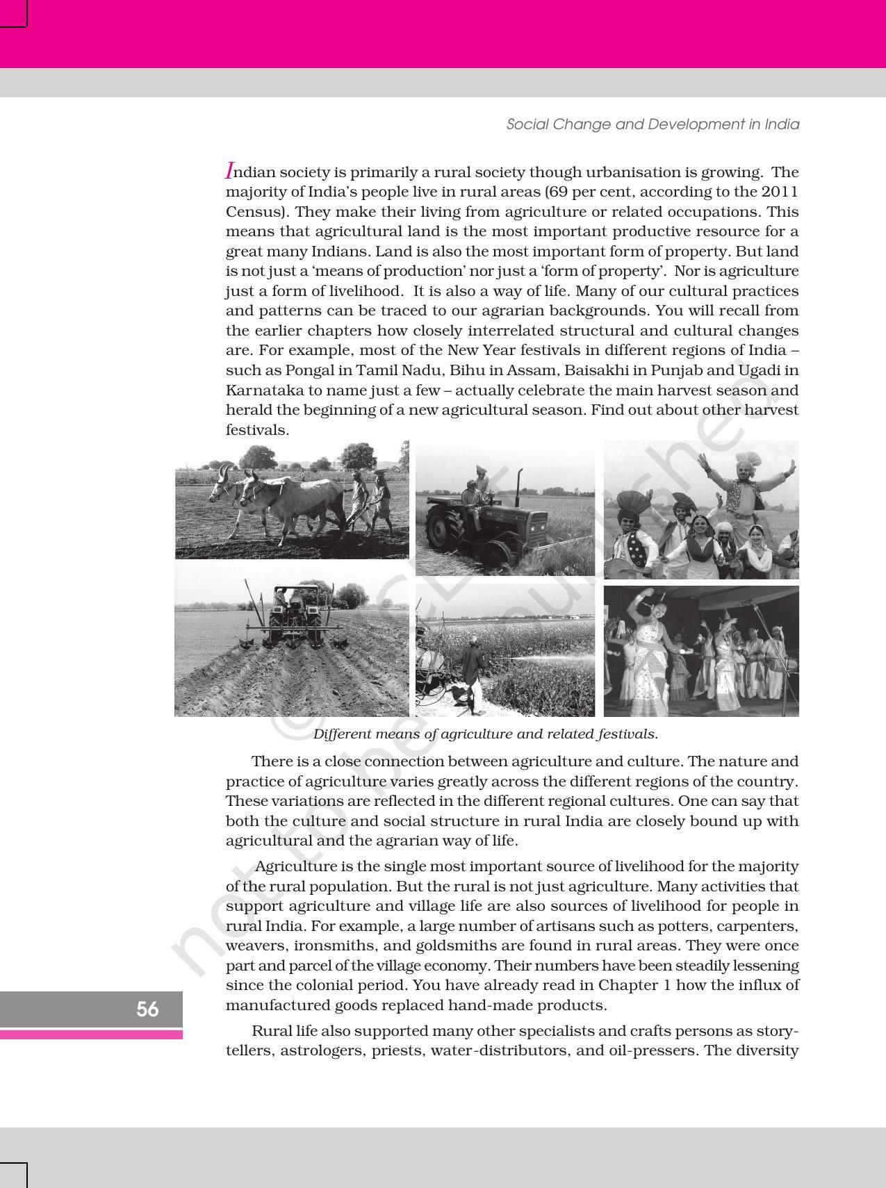 NCERT Book for Class 12 Sociology (Social Change and Development in India) Chapter 4 Change and Development in Rural Society - Page 2