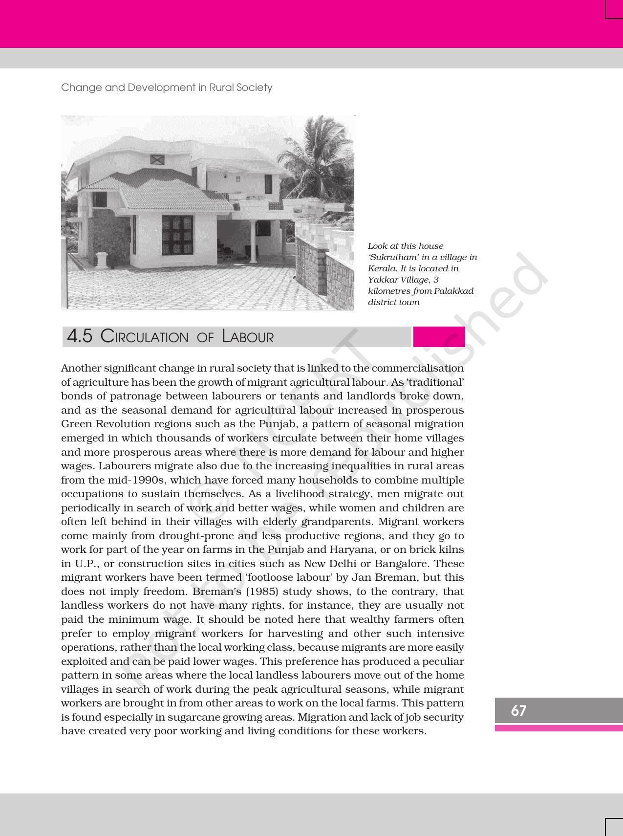 NCERT Book for Class 12 Sociology (Social Change and Development in India) Chapter 4 Change and Development in Rural Society - Page 13