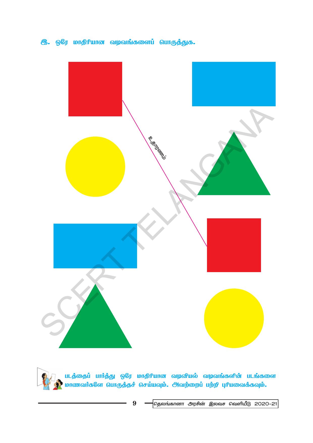 TS SCERT Class 1 Maths (Tamil Medium) Text Book - Page 21